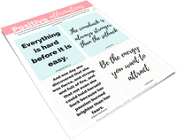 20 Empowering Affirmation Printable Cards